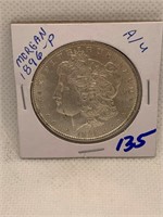 1896-P Morgan Dollar AU