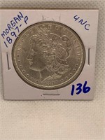 1897-P Morgan Dollar Unc+