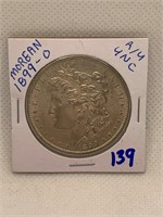 1899-O Morgan Dollar AU/UNC
