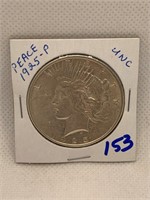 1925-P Peace Dollar Unc