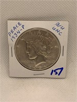 1934 Peace Dollar Unc/BU