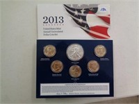 2013 Uncirculated Dollar Set Included 2013 Silver