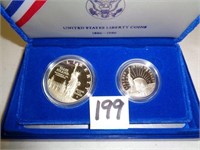 1986-S Silver Proof Statue of Liberty Dollar with