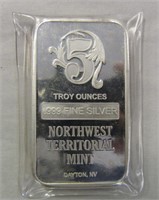 5oz Silver Bar, Dayton Nevada NWT Mint
