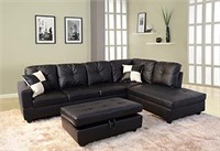 Beverly  Furniture Right FacingSectional Sofa Set