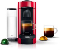 Nespresso VertuoPlus Coffee/ Espresso Machine, Red