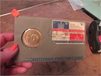 BICENTENNNIAL FIRST DAY COVER COINS