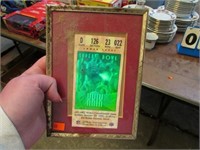 1995 SUPER BOWL HOLOGRAPHIC TICKET