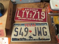 GROUP LOT -- TEXAS LICENSE PLATES