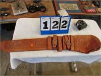 LEATHER TOOLED RIFLE SCABBARD