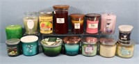 (15) Burnt Candles incl. Woodwick