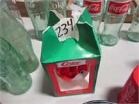Coca Cola European Glass Ornament