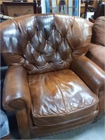 Leather chair some wear