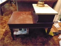 Marble Top Telephone Table
