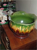 Large Multi Color Ceramic Cabbage Planter