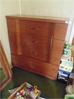 3pc Mid Century Bedroom Suite - Full Size Bed,