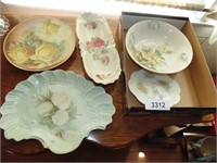 Ornate Platter & Serving Bowls