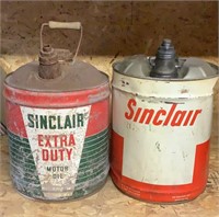 Vintage Sinclair Gas Cans