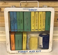 Vintage Detroit Edison First Aid Kit