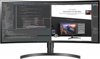 AS-IS   LG ULTRA WIDE MONITOR CURVED 34"