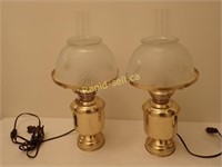 Brass Bedside Lamps