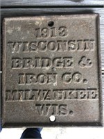 1913 Wisconsin Bridge & Iron Co Sign