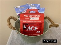 Gift Card to Ace $100 gift card to Ace Hardware