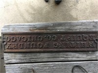 Whiting Foundry Equip Co Sign