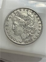 1882 p VG Grade Morgan Silver Dollar