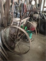 Steel Wheel Barrel Cart