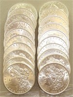 Lot of (20) 1880-1889 BU-UNC Morgan Dollars