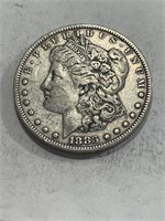 1883 p XF Grade Morgan Silver Dollar