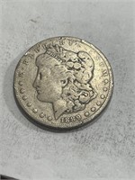 1889 o Morgan Silver Dollar