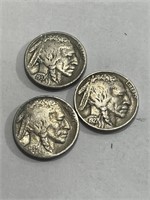 1927-1935-1937 Buffalo Nickels