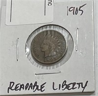 1905 Readable Liberty Indian Head Cent