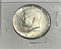 1964 Crisp BU Kennedy Half Dollar