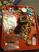 JEWELRY, POCKETWATCHES, STERLING