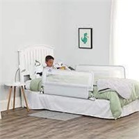 REGALO HIDEAWAY DOUBLE SIDED BED RAIL, 43 INCHES