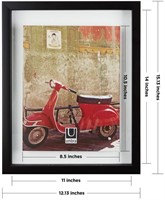 UMBRA DOCUMENT PICTURE FRAME, 11 X 14 INCHES, SET