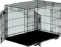 MIDWEST FOLDING DOG CRATE, 36 X 24 X 27 INCHES