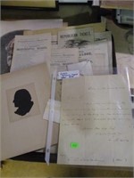 LETTERS, INDENTURE, MAPS