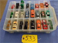 Plastic Case of Matchbox Type Cars