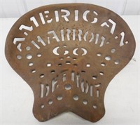 American Harrow Co tractor seat