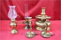 Brass Candle Lantern, Candle Stick Holders,