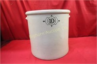 Vintage 10 Gallon Crock Manmouth Pottery Co.?
