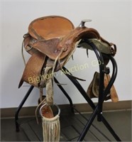 12" Leather Western Kids Saddle