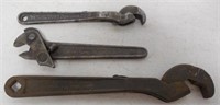 lot of 3 wrenches Heller Bros, Gellman