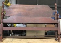 Full Size wood headboard, footboard, frame