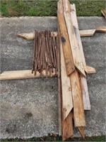 Rebar and Assorted Short Lumber