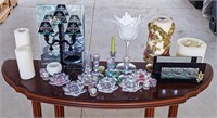 Assortment of Candle Holders / Candles Etc.